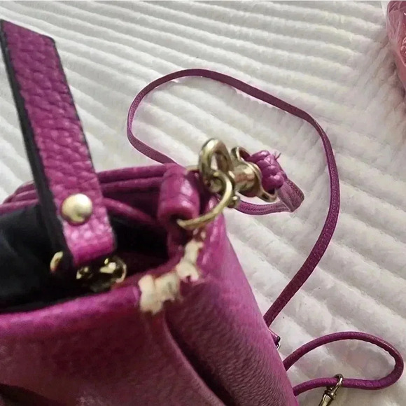 Nicole Miller fuchsia purse - Picture 6 of 8